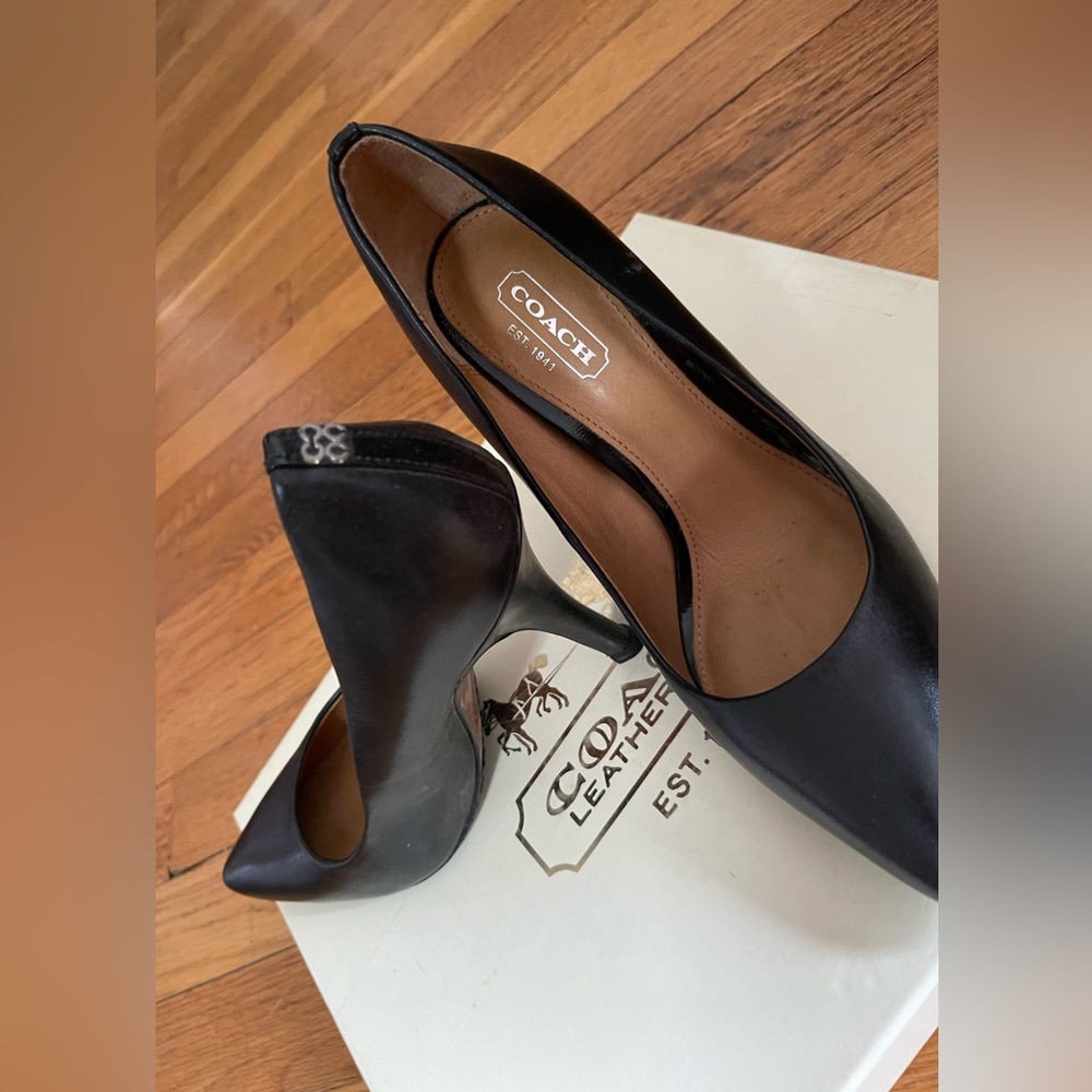 Coach heels. Excellent condition